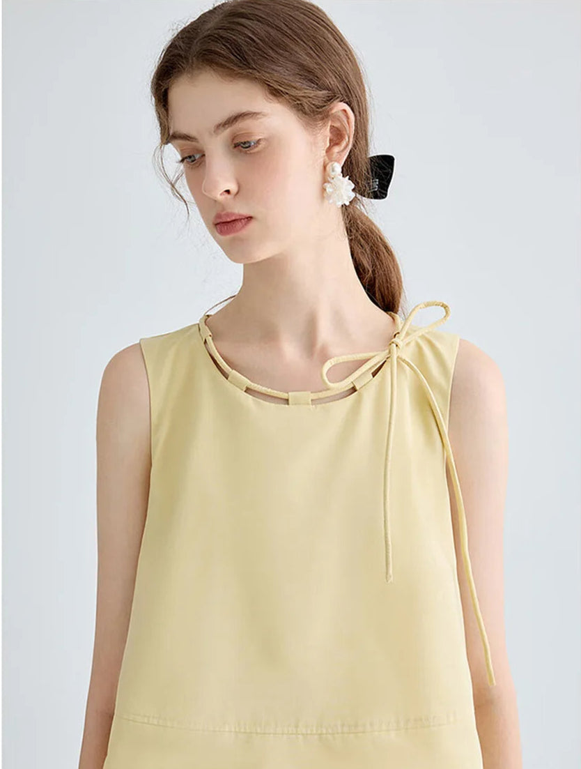 Summer Sleeveless Midi Dress – Relaxed Fit with Adjustable Straps