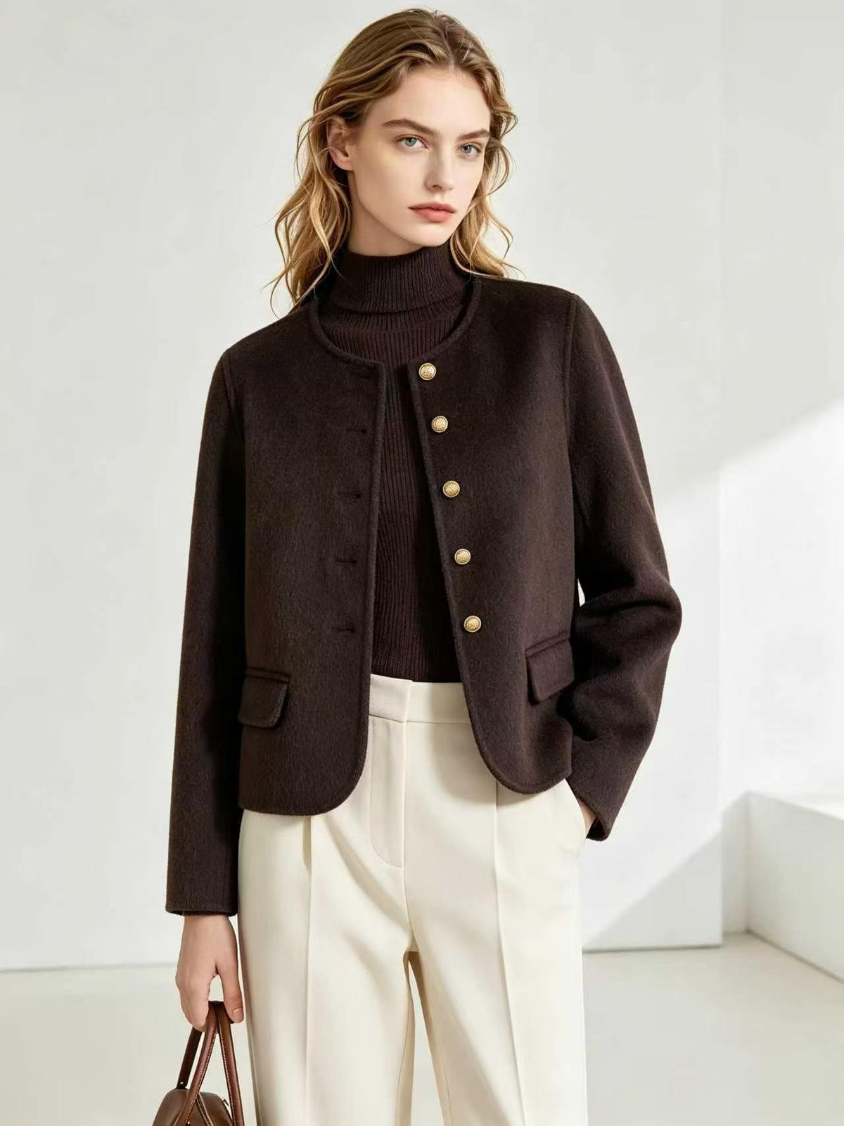 Elara Premium Double-Faced Wool Jacket