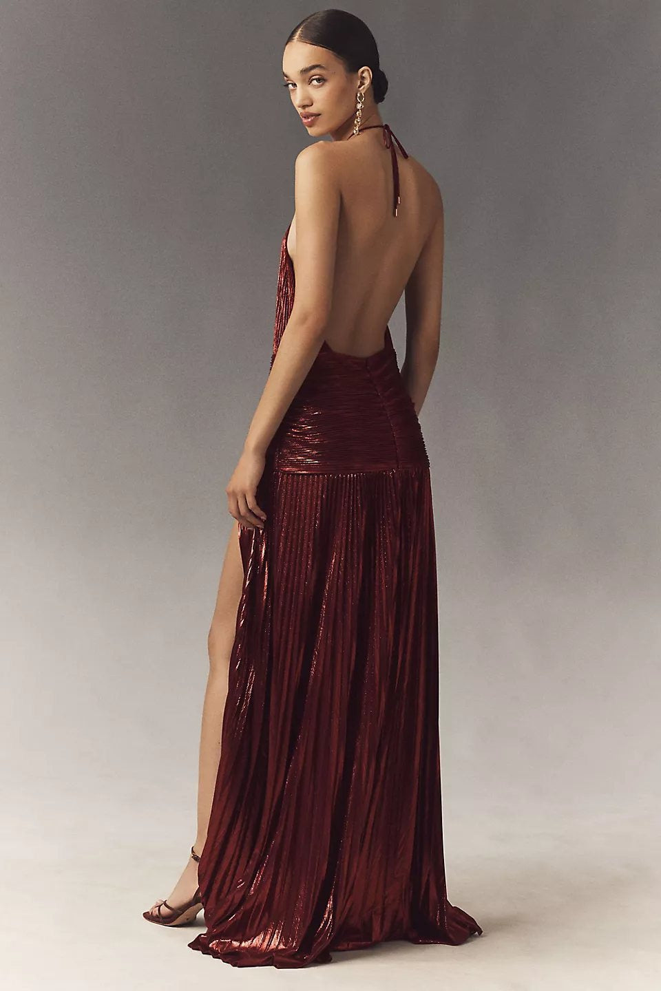 Aurelia Luxe Halter Gown