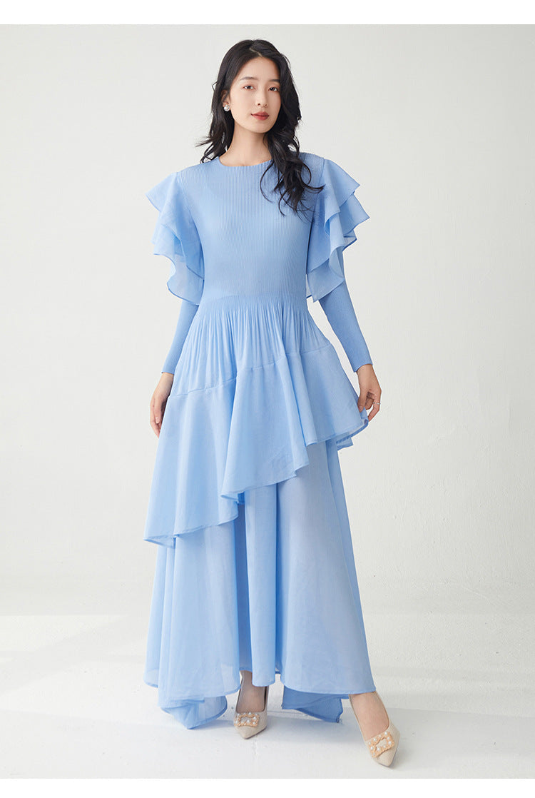 Ruffled Comfort Maxi Dress – One Size