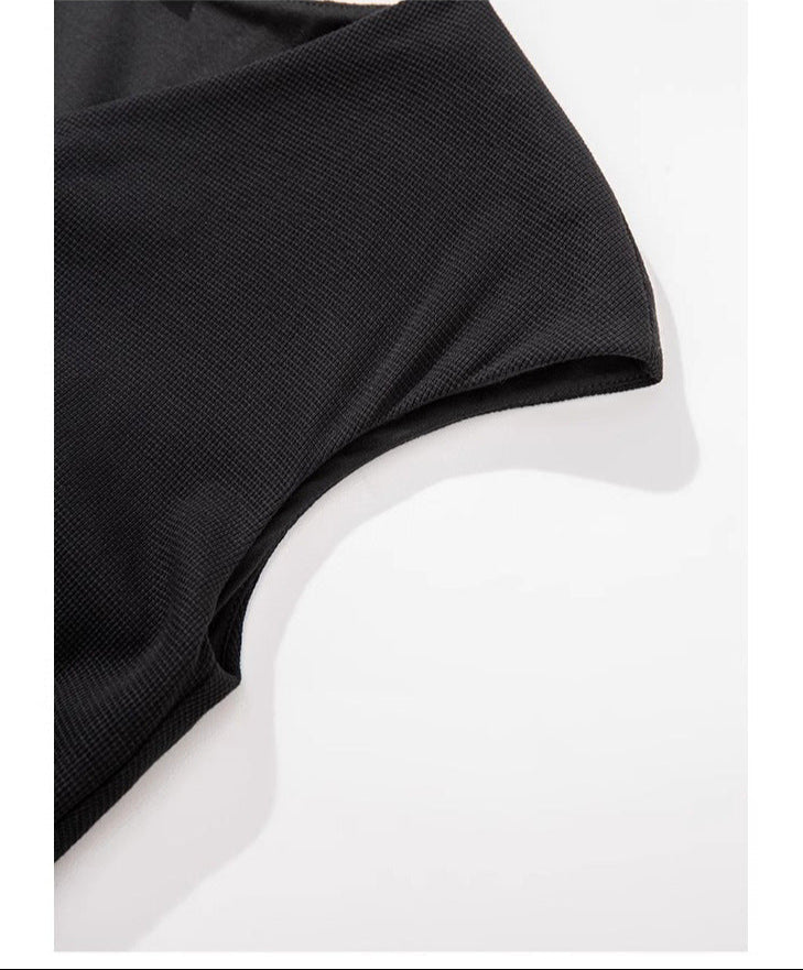 Layered Black Summer Dress