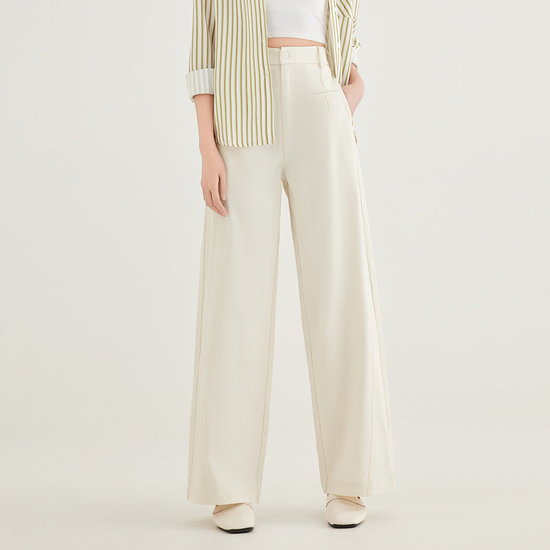 High-Waisted Tencel Linen Wide-Leg Pants – Lightweight & Relaxed Fit