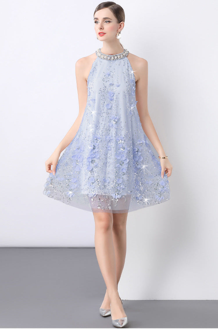 Sparkling Floral Princess Dress