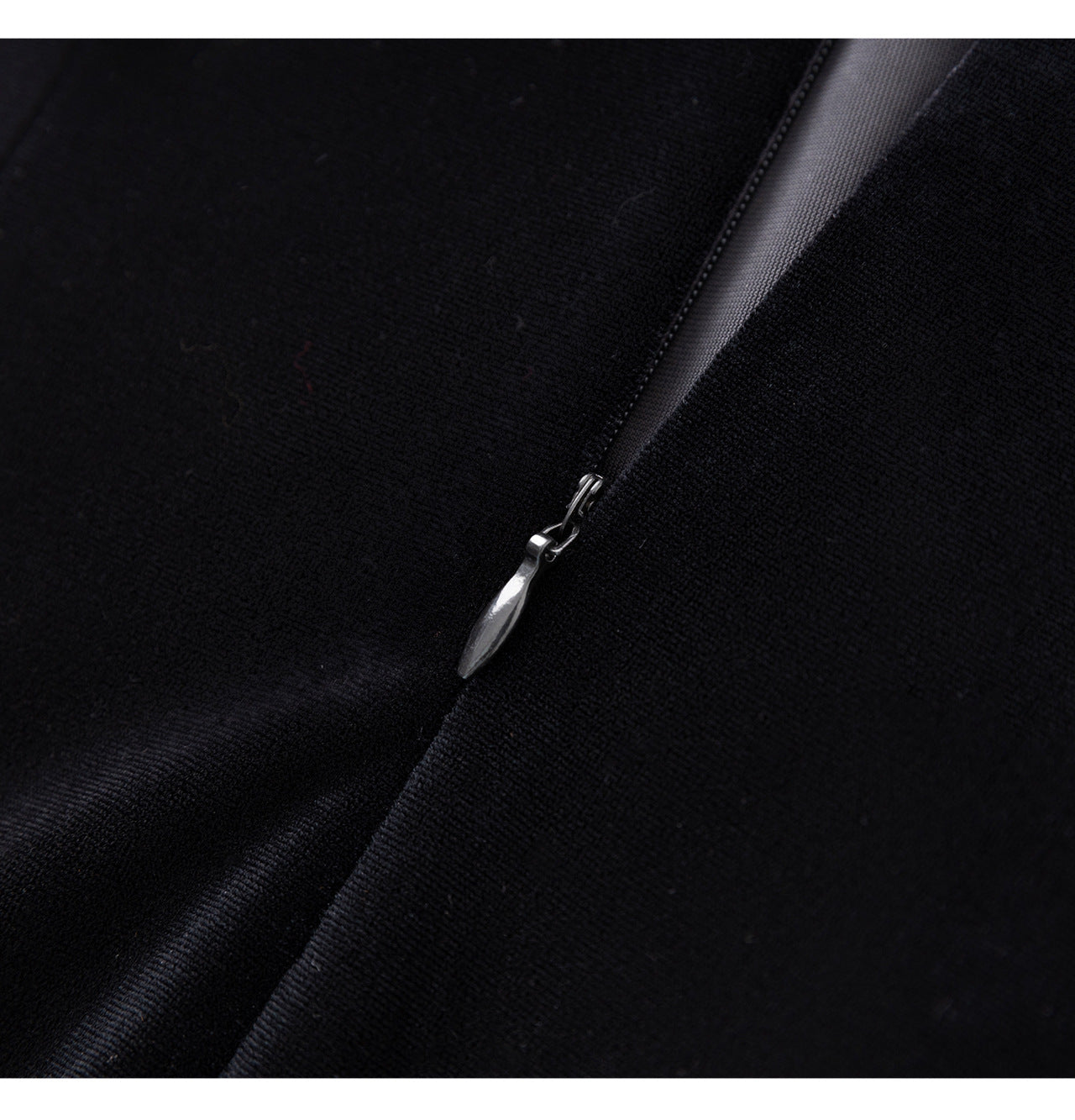 French Velvet Lace Embroidered Slim Dress