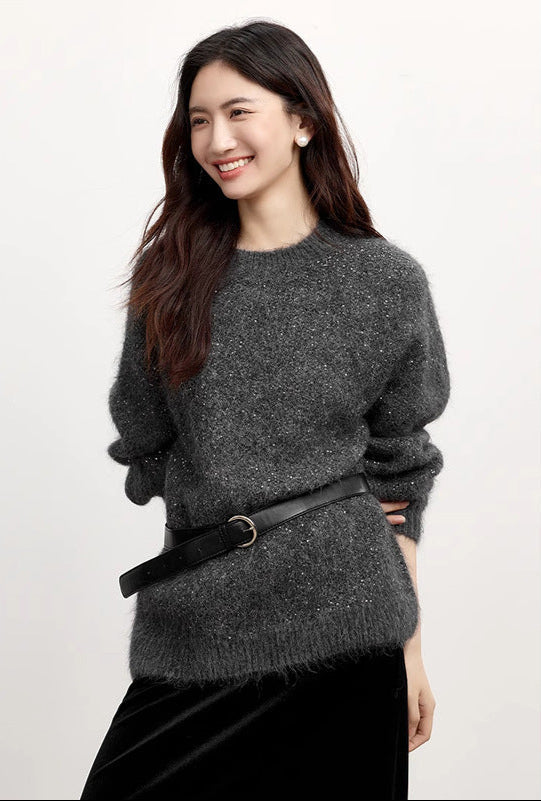 Crew Neck Relaxed Fit Sweater
