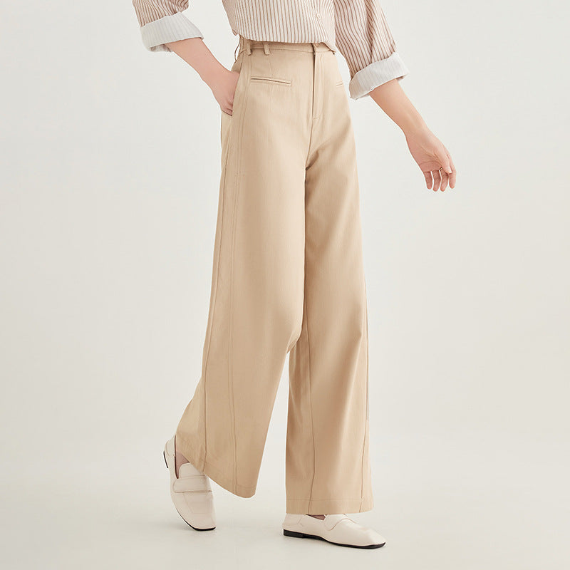 High-Waisted Tencel Linen Wide-Leg Pants – Lightweight & Relaxed Fit