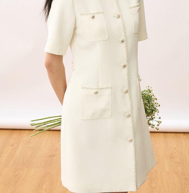 Grace in Motion – Short Sleeve Elegance Dress