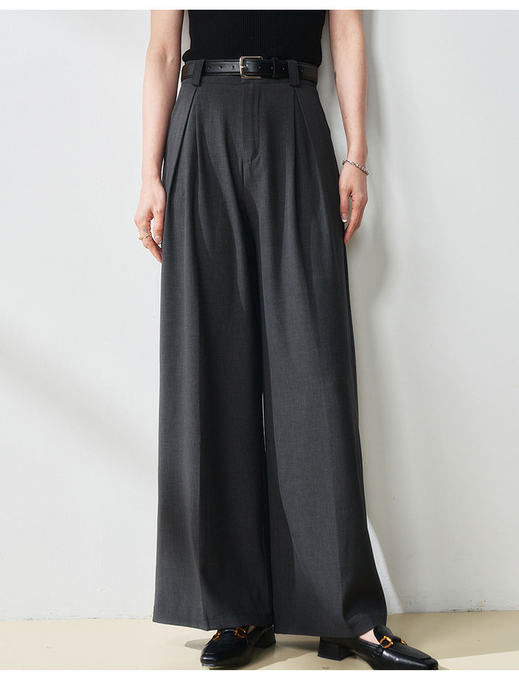 High-Waisted Straight-Leg Women's Trousers