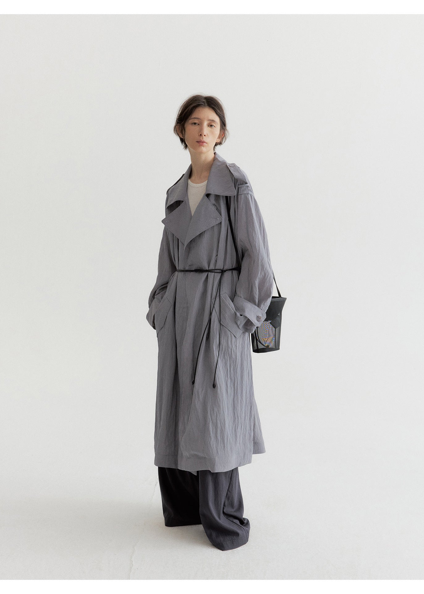 Satin Shine Sleeveless Summer Trench – One Size