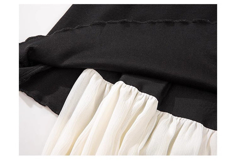 Layered Black Summer Dress