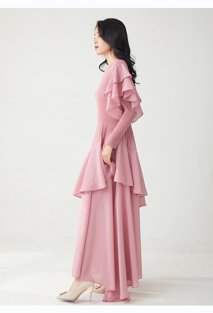 Ruffled Comfort Maxi Dress – One Size