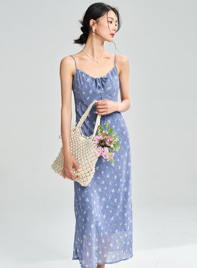 Floral Spaghetti Strap Maxi Dress