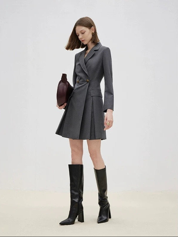 High-Quality Suit Skirt – French-Inspired Elegance