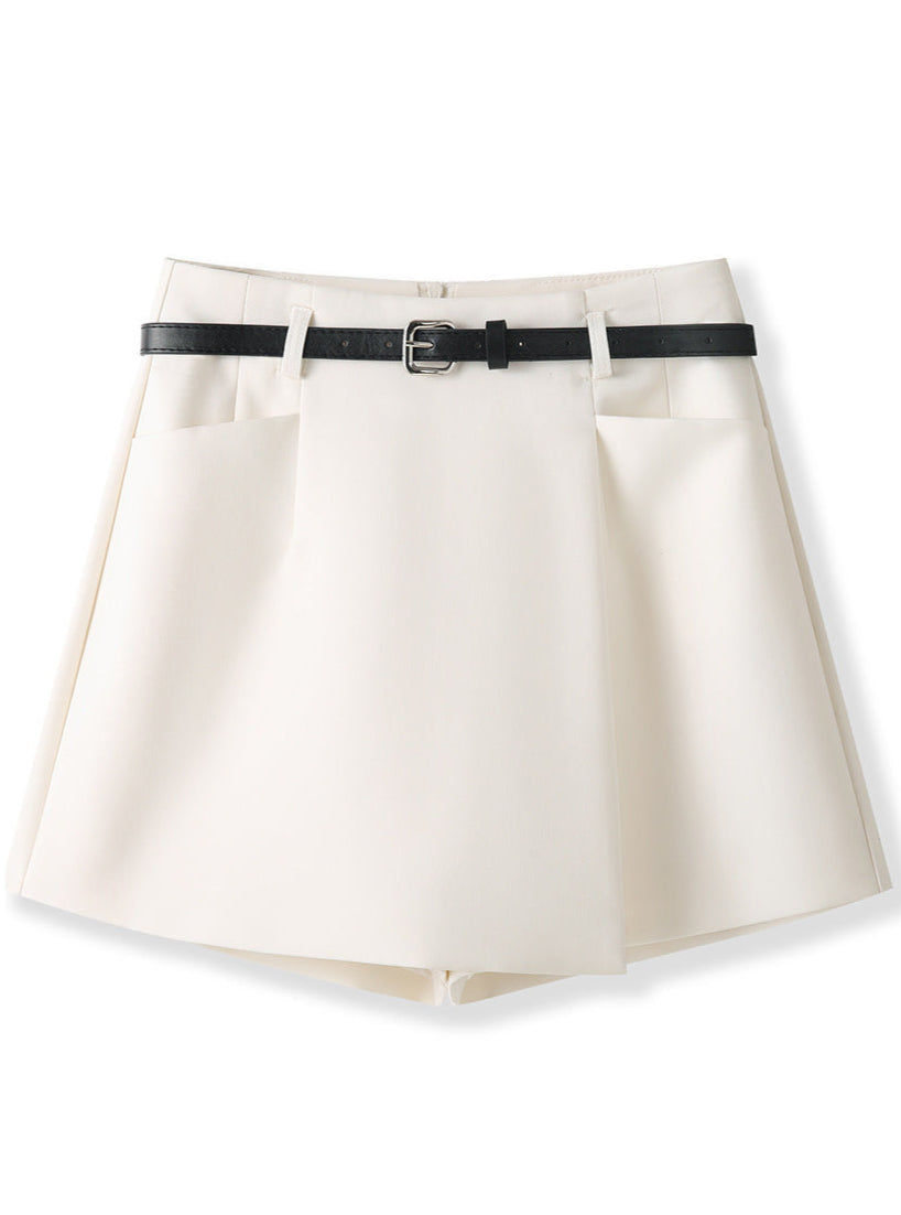 High-Waisted A-Line Skort – Modern Fit with Stretch Fabric