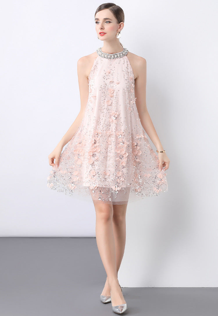 Sparkling Floral Princess Dress