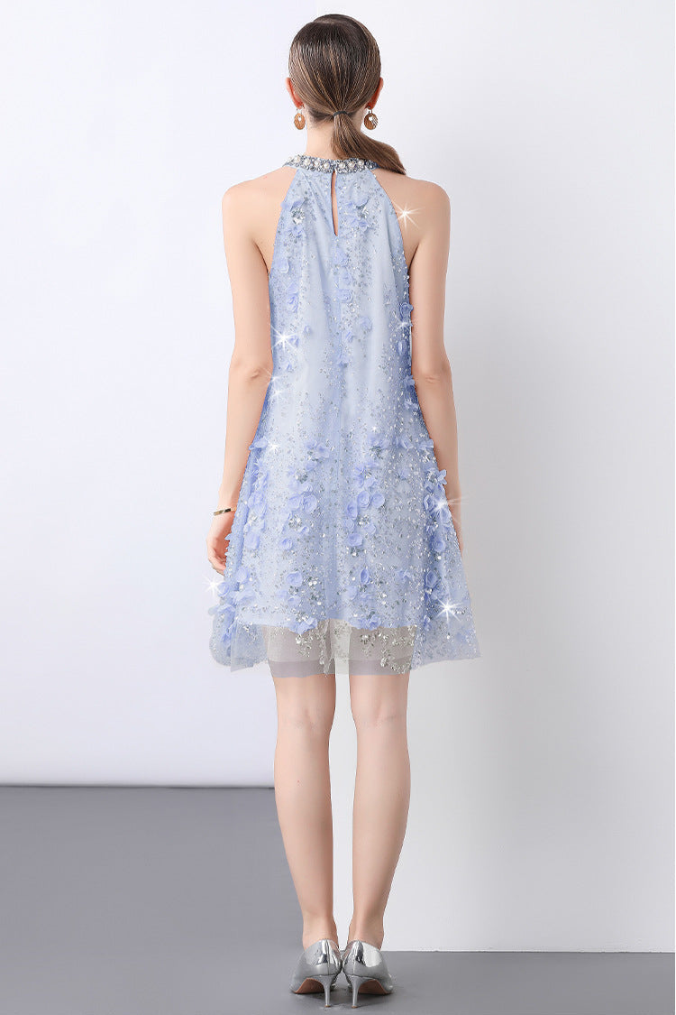Sparkling Floral Princess Dress