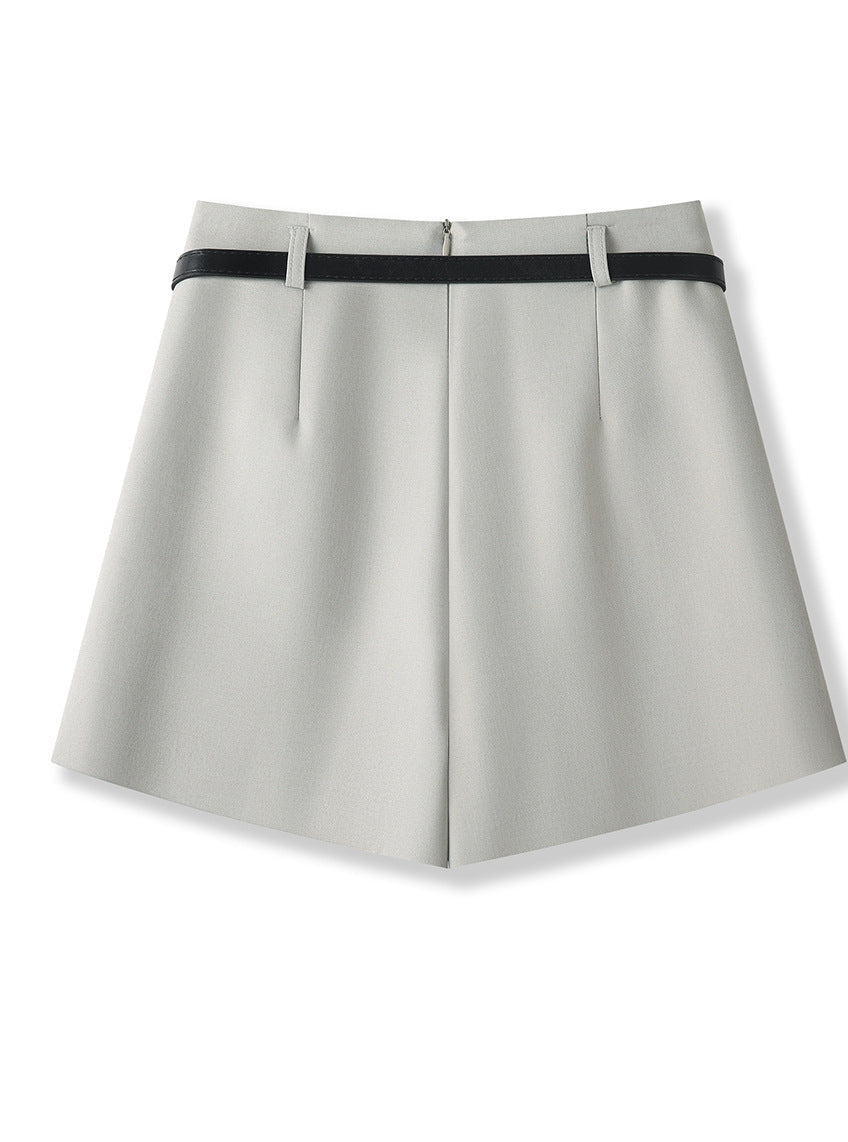 High-Waisted A-Line Skort – Modern Fit with Stretch Fabric