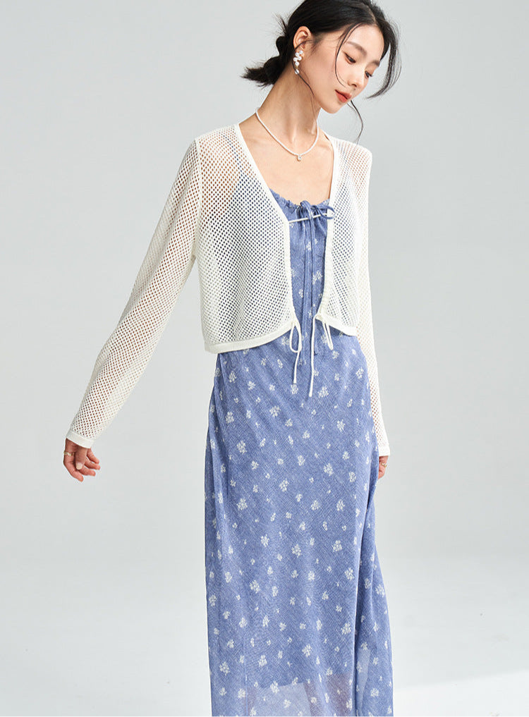 Floral Spaghetti Strap Maxi Dress