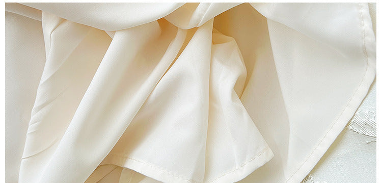 Graceful Swan Sleeveless Midi Dress