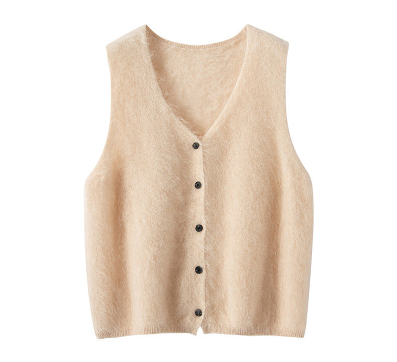 100% Pure Cashmere V-Neck Vest – Timeless Elegance & Warmth