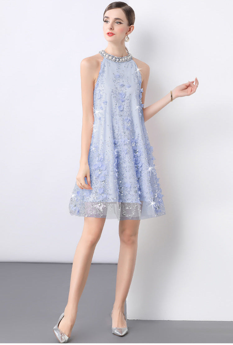 Sparkling Floral Princess Dress