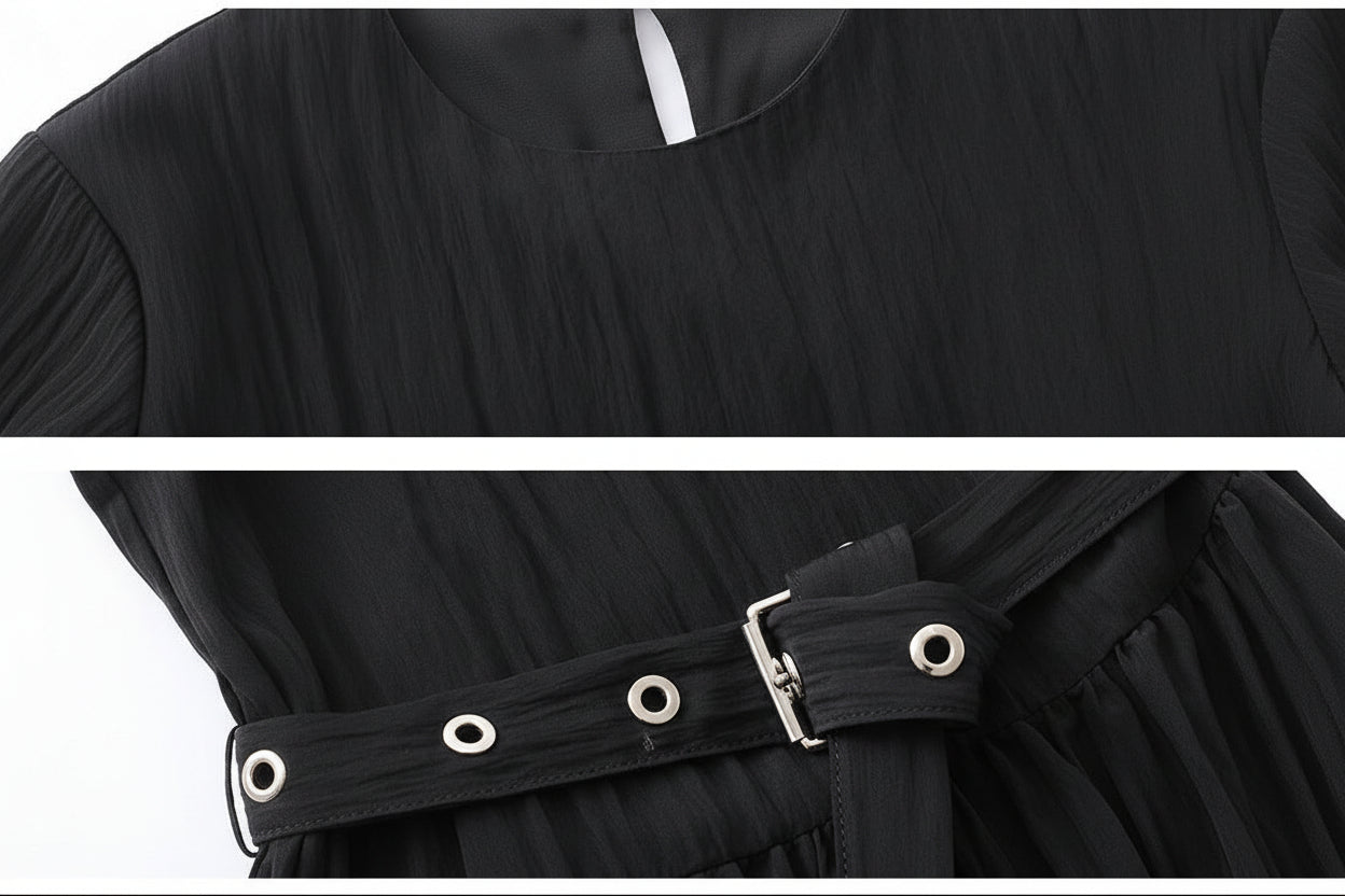 Elegant High Waist Slim Maxi Dress