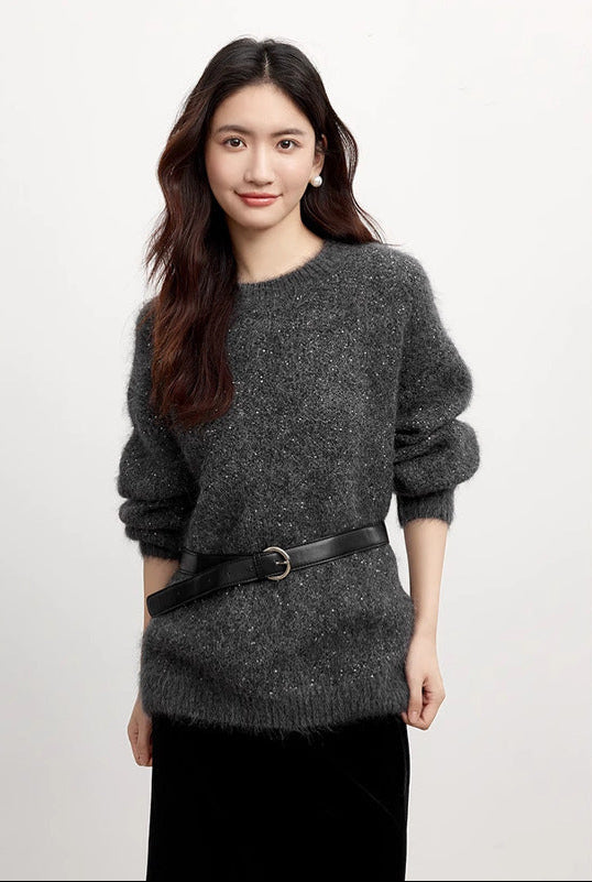 Crew Neck Relaxed Fit Sweater