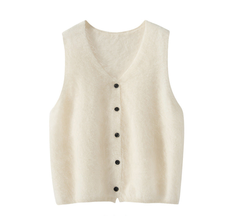 100% Pure Cashmere V-Neck Vest – Timeless Elegance & Warmth
