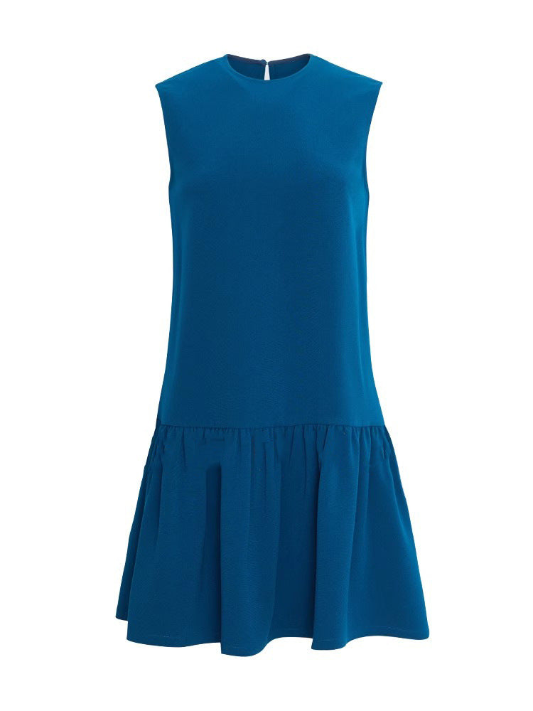 Layered Hooded Sleeveless Summer Dress