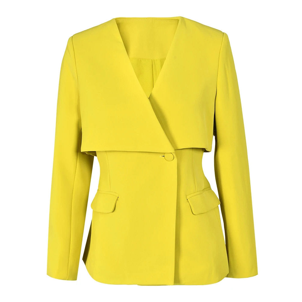Urban Power Suit – Two-Piece Blazer & Wide-Leg Pants Set