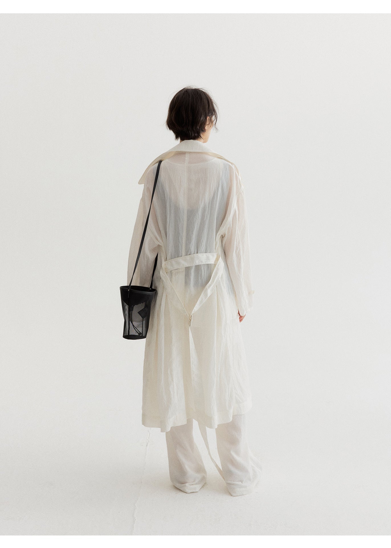 Satin Shine Sleeveless Summer Trench – One Size