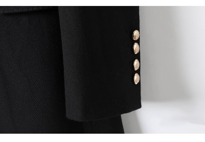 Tailored Grace – Classic Wool Blend Blazer