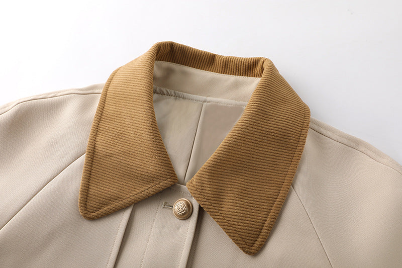 Short Modern Blazer with Stitch Detail – Elegant Slim Fit Jacket
