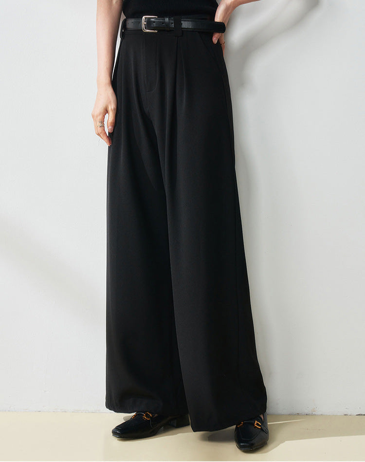 High-Waisted Straight-Leg Women's Trousers