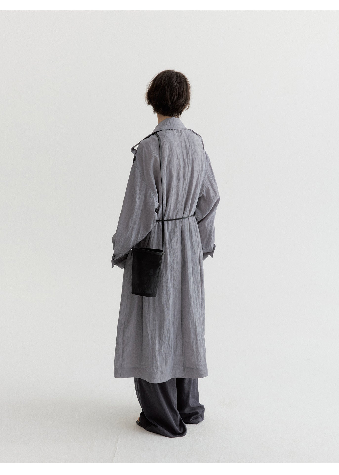Satin Shine Sleeveless Summer Trench – One Size