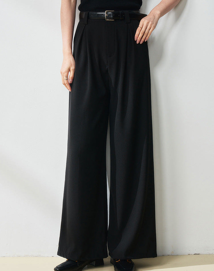 High-Waisted Straight-Leg Women's Trousers