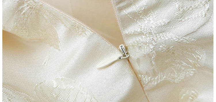Graceful Swan Sleeveless Midi Dress