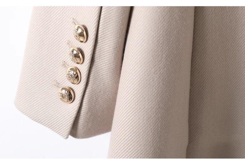 Tailored Grace – Classic Wool Blend Blazer