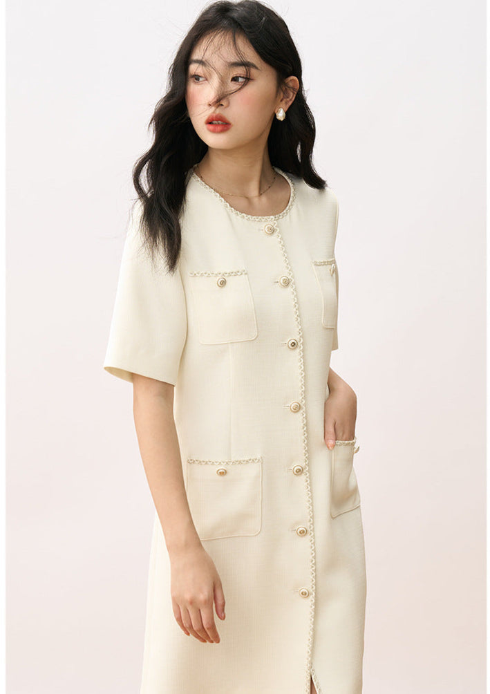 Grace in Motion – Short Sleeve Elegance Dress