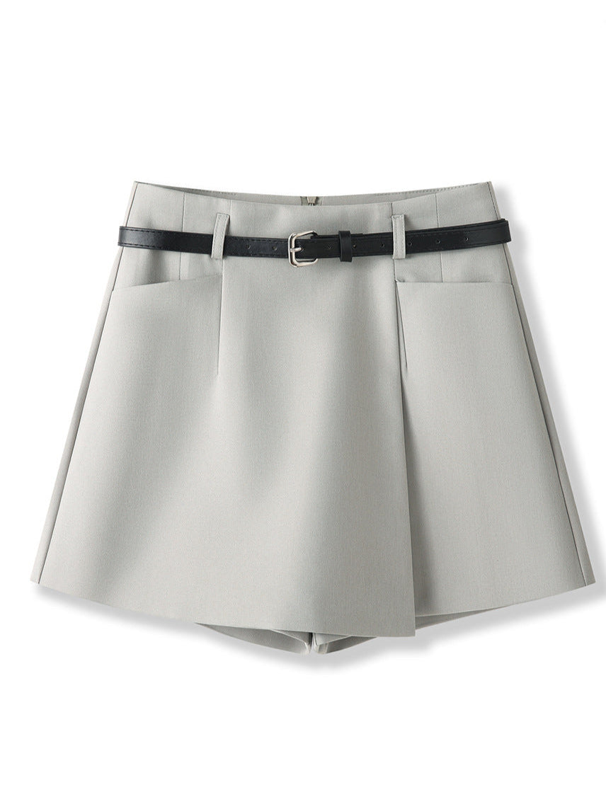 High-Waisted A-Line Skort – Modern Fit with Stretch Fabric