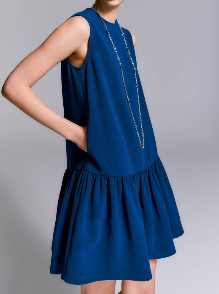 Layered Hooded Sleeveless Summer Dress
