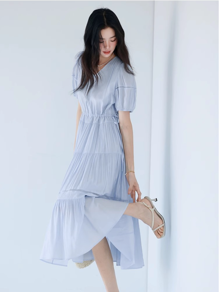 Everyday Elegance Flowing Midi Dress