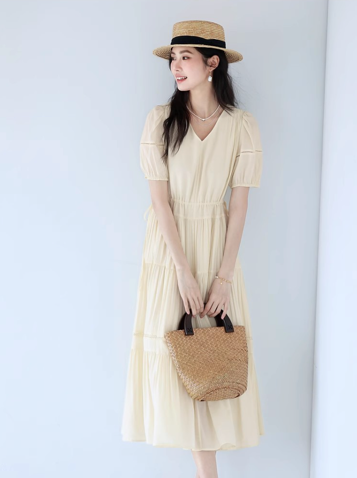 Everyday Elegance Flowing Midi Dress