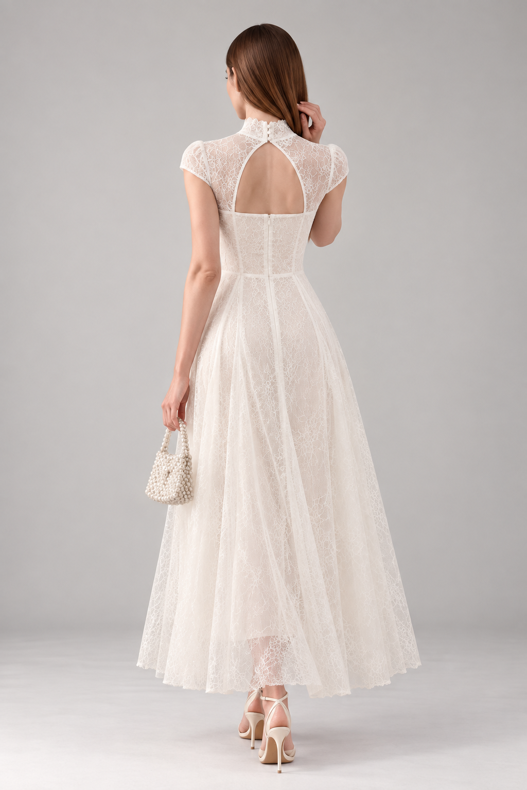 Roselle Lace Sequin Maxi Dress
