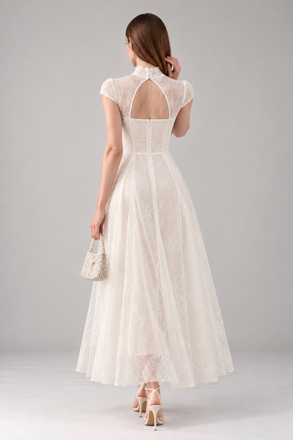 Roselle Lace Sequin Maxi Dress