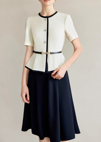 Charlotte Contrast Midi Dress