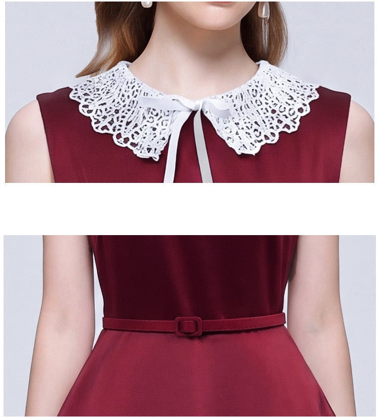 Victoria Bow Collar Maxi Dress