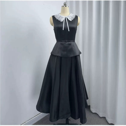 Victoria Bow Collar Maxi Dress
