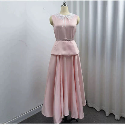 Victoria Bow Collar Maxi Dress