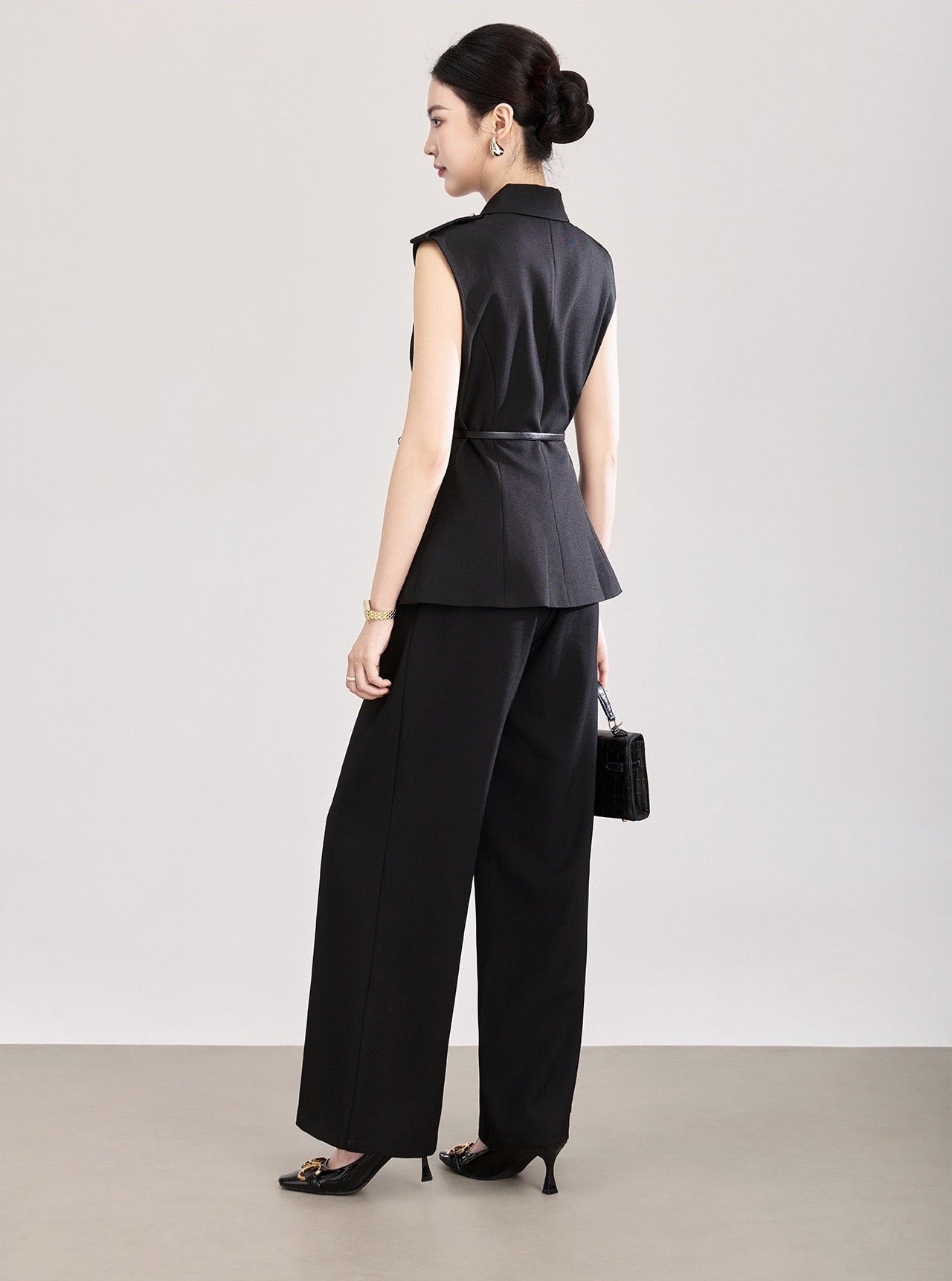 Emilia Vest & Wide-Leg Pants Set